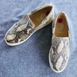 Vince Camuto Python Pattern Slip-On Sneakers. Size 10.